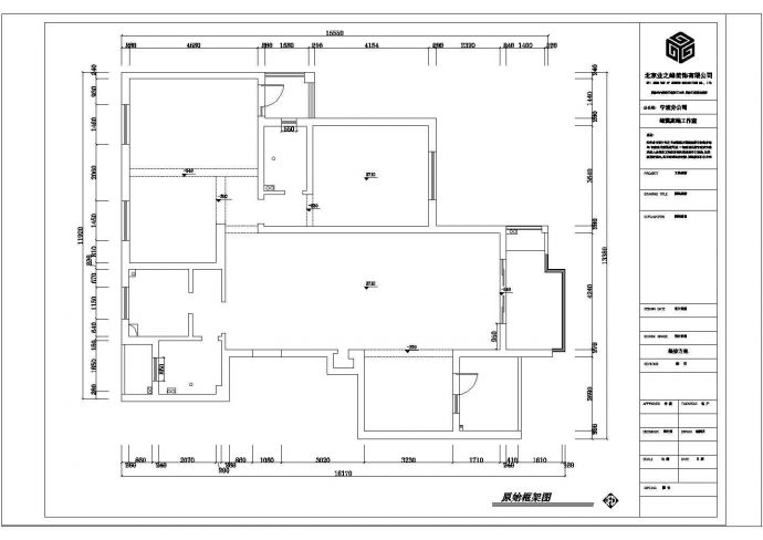 简洁普通三居室全套装修设计施工图_图1