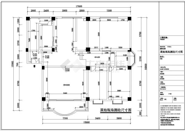 中式风格（四房）住宅装修施工图（含效果图）-图二
