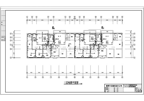 某6层商场商铺电气设计施工图-图一