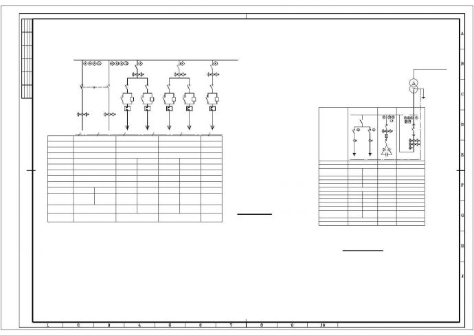 某地下三层商场商铺电气设计施工图_图1