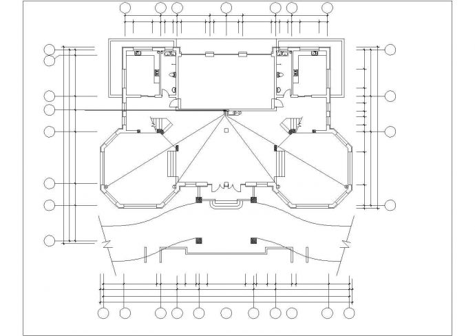 西安市某居住区330平米3层砖混单体别墅电气系统设计CAD图纸_图1