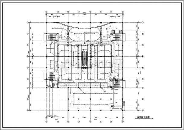 某5层商场消防设计施工图-图一