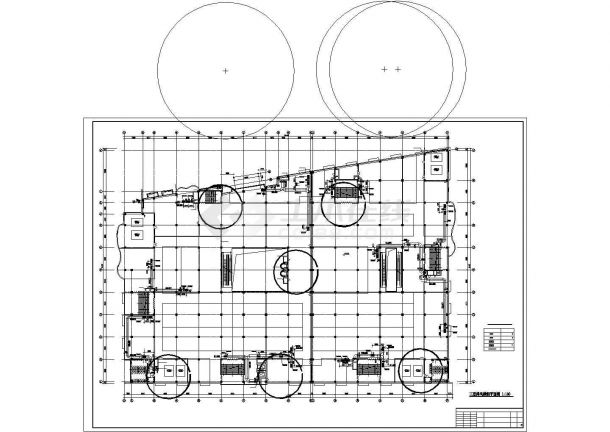 建材商场空调暖通设计施工CAD图-图二