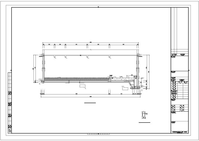 污水处理厂高效沉淀池结构CAD施工图_图1