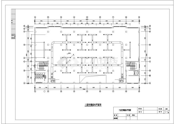 四层小型商场空调系统设计施工图-图一