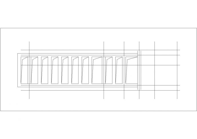 某幼儿园占地20平米单层框架结构门卫室建筑CAD设计图纸_图1