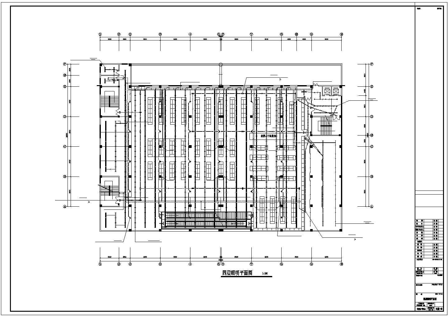 某地区购物商场电气设计CAD布置图
