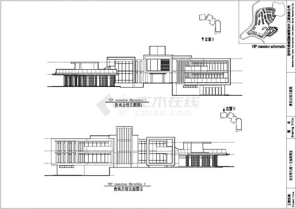岳阳贵宾公馆CAD电气设计完整图-图二