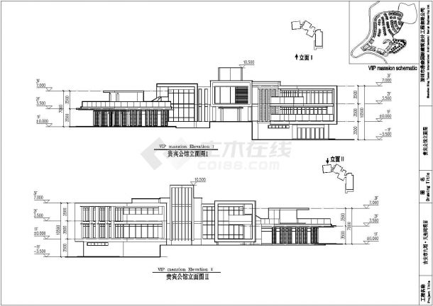 黄冈 贵宾公馆CAD电气设计完整图-图二