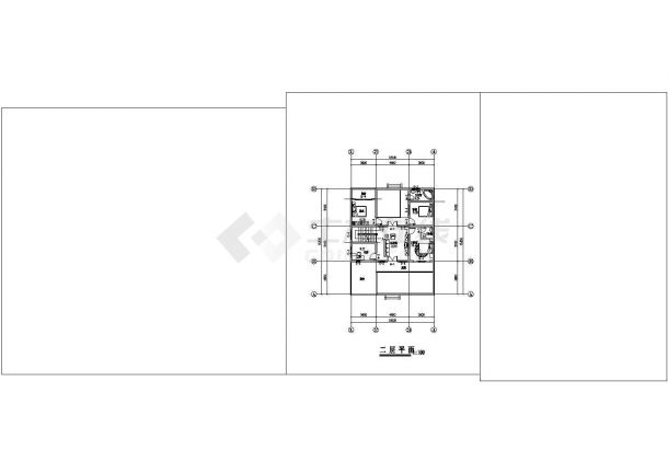 某城市设计研究院全套建筑详细设计施工方案CAD图纸-图二