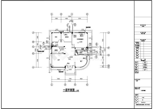 龙岩 别墅水施CAD大样构造节点图-图一