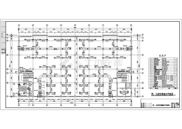 【江苏】某地中型商场中心建筑中央空调工程系统设计施工cad图-图二