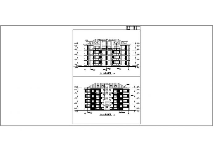 某大型居民公寓建筑详细设计施工方案CAD图纸_图1