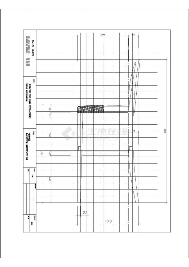 香港喜来登酒店云海日本餐厅室内装修设计cad全套施工图纸（含给排水设计，含消防设计，含电气设计，含空调设计）-图一