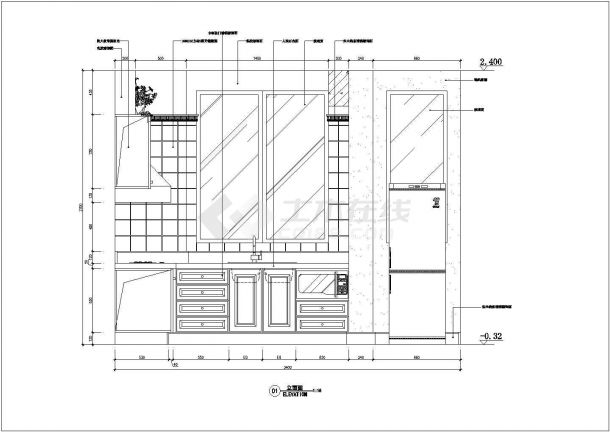某现代经典的住宅建筑详细设计施工方案CAD图纸-图一