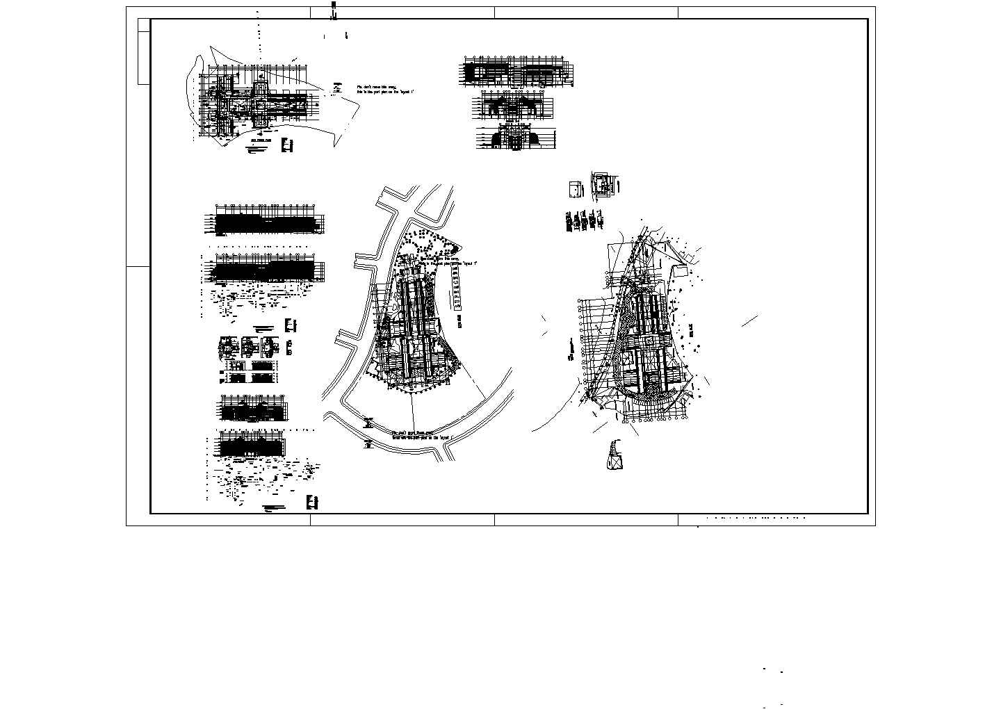 某经典境外公寓建筑详细设计施工方案CAD图纸