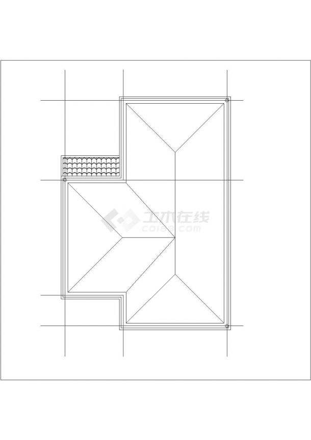 359平米3层砖混结构单体别墅平面设计CAD图纸（含效果图）-图一