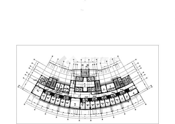 大医院装修施工图-014四层地面铺装图-图一