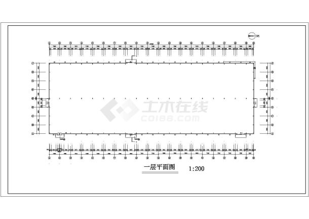 厂房设计_某化工园厂房全套结构建筑CAD施工图纸(含基础大样图)-图二