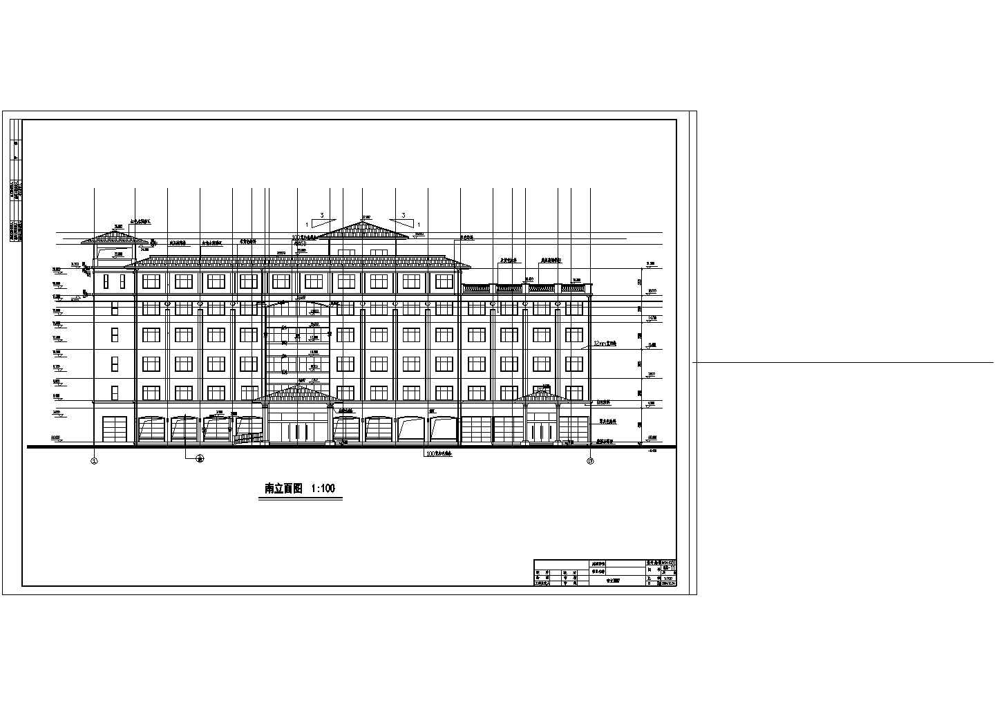 某现代经典高层酒店全套建筑详细设计施工方案CAD图纸