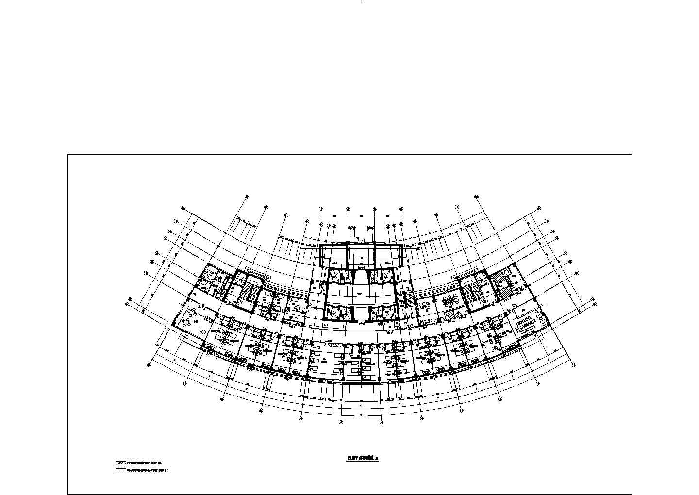大医院装修施工图-012四层平面布置图