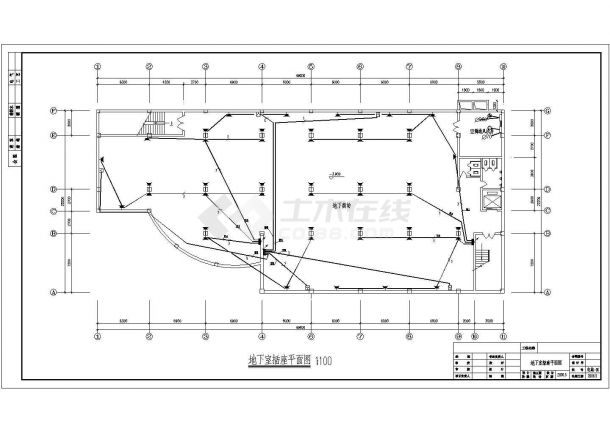 某4层5000平方米商场电气设计施工图-图二
