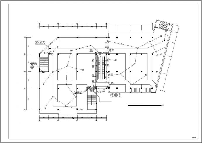 商场电气消防设计电气CAD图纸_图1