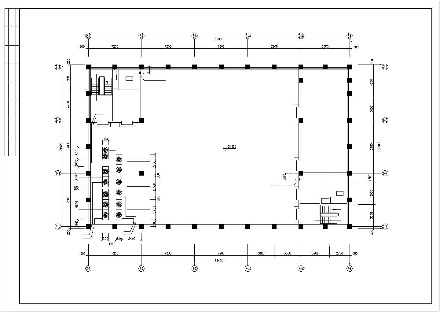 某国际庄市图书馆全套空调设计cad施工图(含照明平面图)