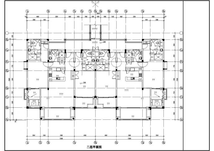 某现代酒店式公寓建筑详细设计施工方案CAD图纸_图1