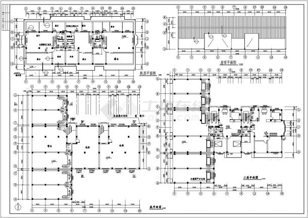 某标准型六层商住楼建筑详细设计施工方案CAD图纸-图一