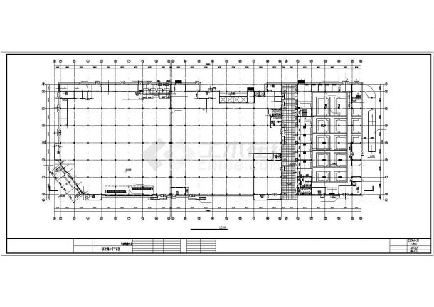 [上海]某购物中心商场大楼空调设计cad平面施工图（含暖通设计说明）-图一