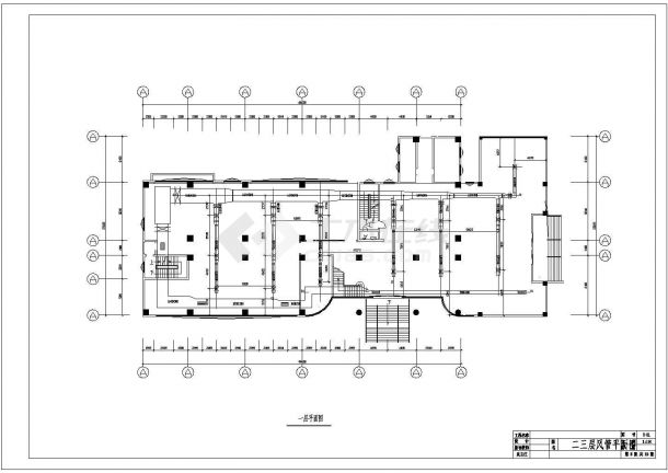 [河南]多层商场空调制冷系统设计暖通施工图（TZK台佳组合式机组）-图二