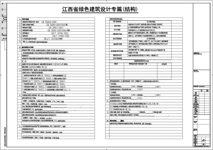 江西省绿色建筑设计专篇（2020版 基本级）cad版本，可编辑_图1