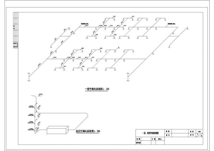某上海四层商场空气调节系统设计施工图_图1