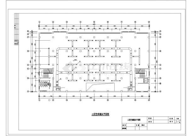 某上海四层商场空气调节系统设计施工图-图二