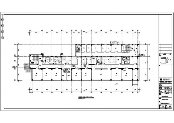 11-1#病房楼二层给排水及消火栓平面图-图一