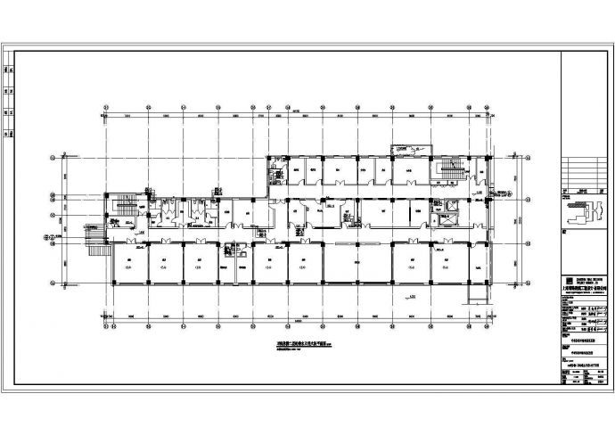 11-1#病房楼二层给排水及消火栓平面图_图1