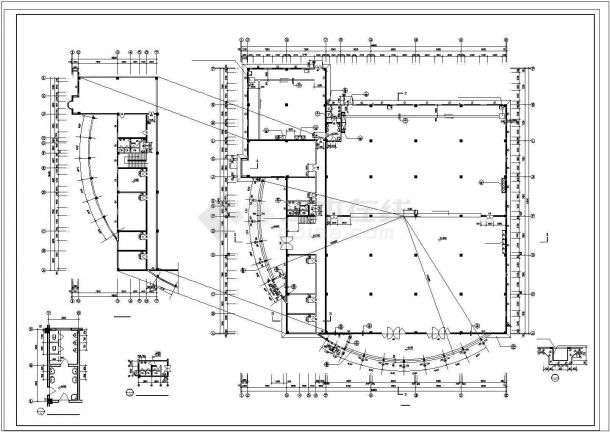 某职工食堂CAD建筑设计施工图-图二