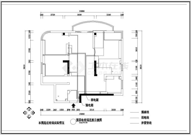 丰和一新城住宅建施参考详情cad-图二