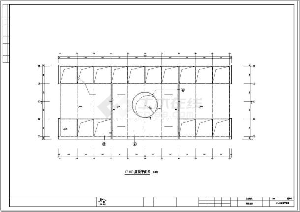 某地综合用房建筑设计CAD施工图纸-图一