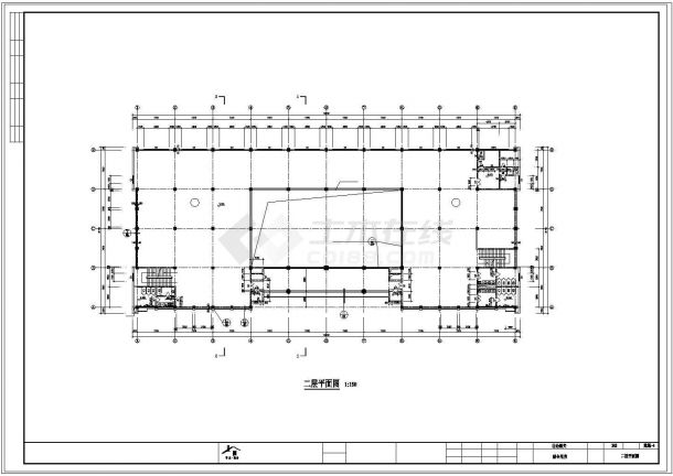 某地综合用房建筑设计CAD施工图纸-图二