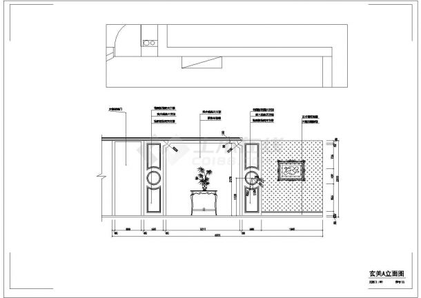  Decoration construction drawing of a modern (three room) residence in a Pearl Mansion - Figure 2