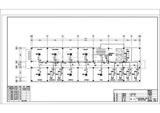[辽宁]高层行政办公大楼空调系统设计cad竣工图（直蒸变频多联机系统)-图二