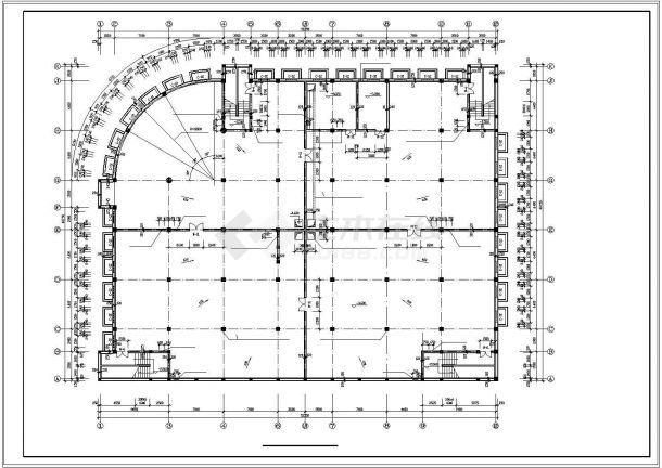 某大型商场建筑CAD施工图全套-图二