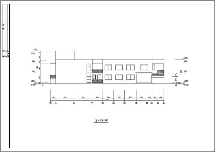 【张家港】某人民医院二层急诊楼全套建筑方案cad图(含效果图)_图1
