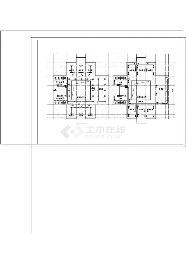 办公楼设计_[江油]某有限公司办公楼电气设计cad图纸-图二