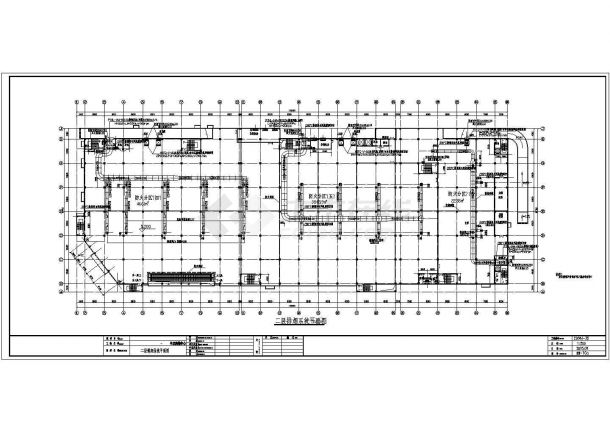 上海某购物中心商场大楼空调设计cad施工图（含设计说明）-图二