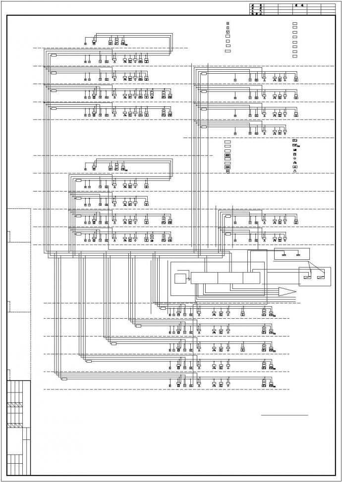 精细设计的某电器商场全套消防系统报警设计图纸_图1