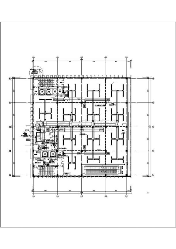 [辽宁]四层商场及车库空调防排烟系统设计暖通施工图（甲级设计院）-图一