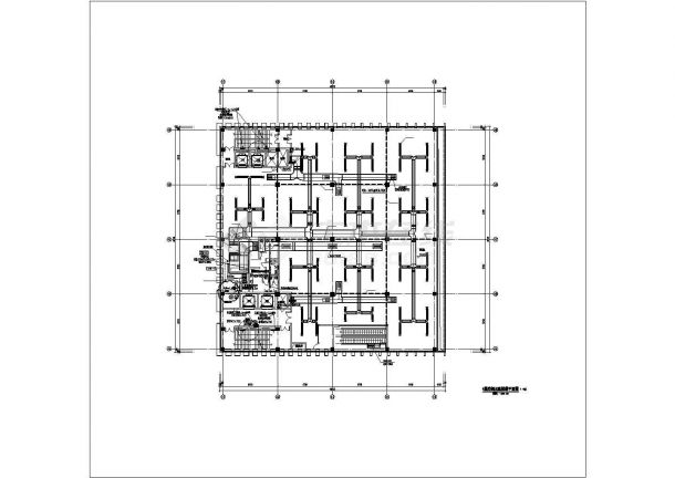 [辽宁]四层商场及车库空调防排烟系统设计暖通施工图（甲级设计院）-图二